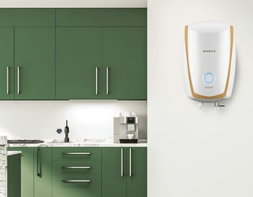 Havells Instanio 3 Litre, 3 KW Instant Water Heater (White Mustard) - Image 3